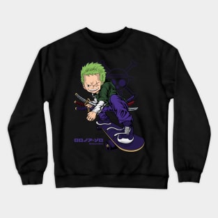 Roronoa Zoro skate Crewneck Sweatshirt